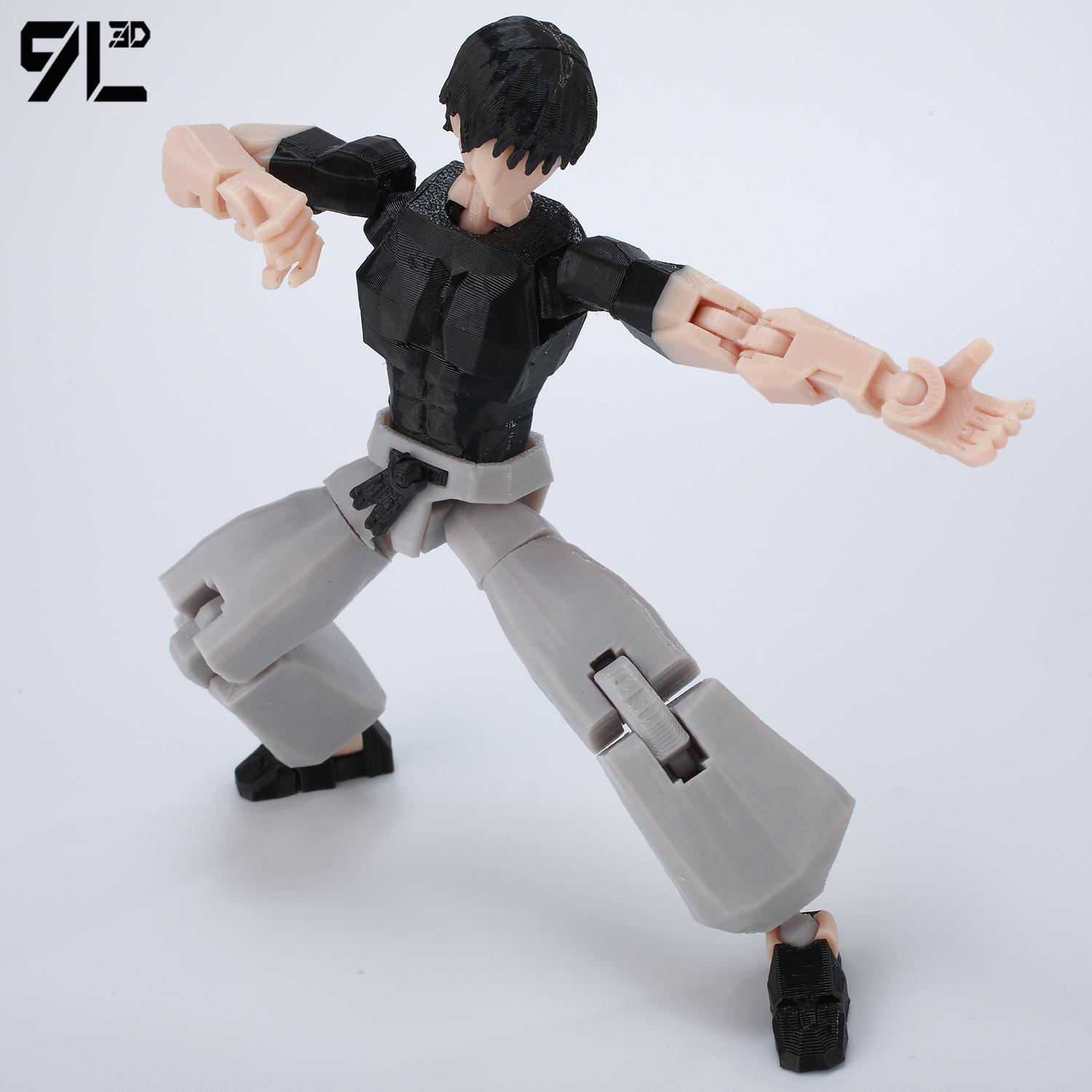 9L3D Printed Jujutsu Kaisen Fushiguro Toji Anime Multi-Jointed Shapeshift Toys Action Figures Mannequin Model Ornaments Gift Toy 9L3D Printed Jujutsu Kaisen Fushiguro Toji Anime Multi-Jointed Shapeshift Toys Action Figures Mannequin Model Ornaments Gift Toy