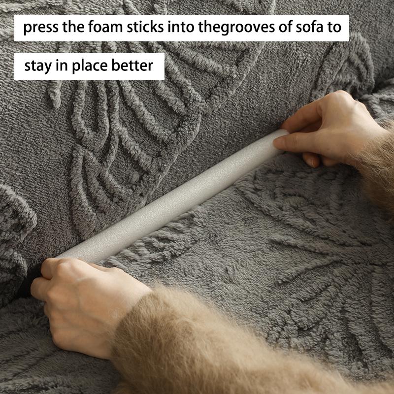 Butterfly Pattern Solid Color Sofa Cover, 1 Count Non-slip Soft Sofa Slipcover, Dustproof Sofa Protector, Home Decor for Living Room Bedroom Office