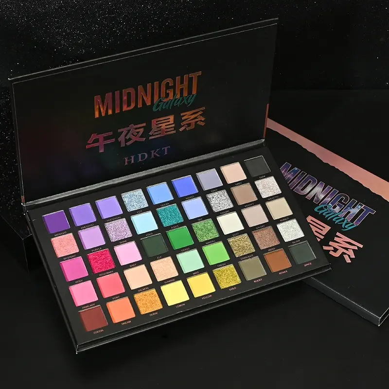 45-Color Eyeshadow Palette, Multicolor Stage Makeup, Matte Finish, Perfect for Cosplay, Halloween, Christmas Gifts, Versatile Eye Shadow, Beauty Eyeshadows