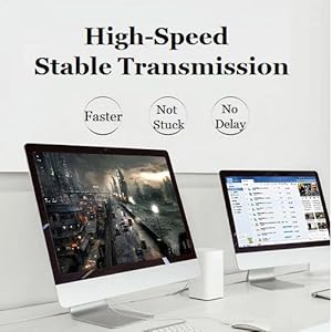 Ethernet Splitter 1 to 2, RJ45 Internet LAN Network Splitter Adapter 1 Male to 2 Female Suitable Cat5, Cat5e, Cat6, Cat7 LAN Socket Connector