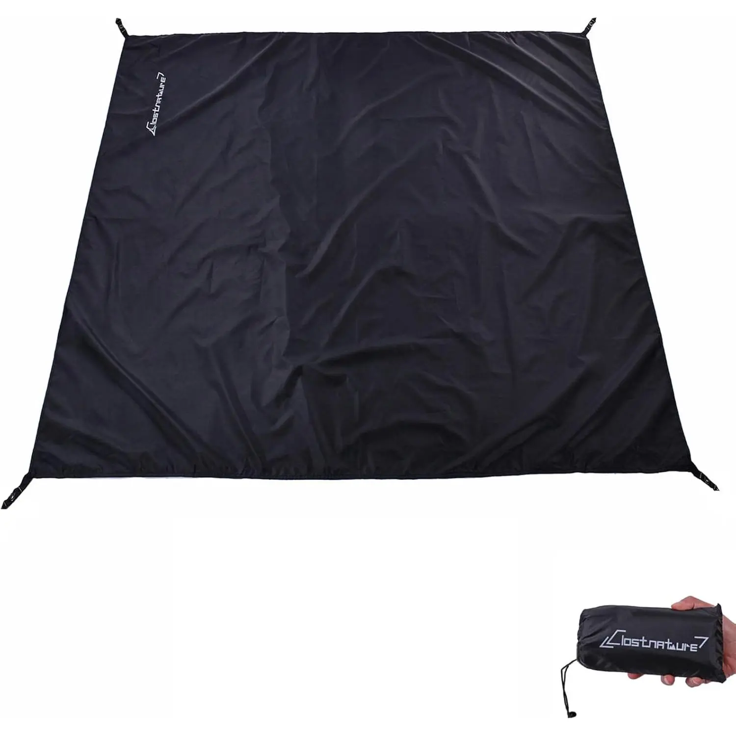 Camping Tent Footprint - Waterproof Heavy-Duty Camping Tarp, Ultralight Ground Sheet Mat for Backpacking, Outdoor Storage Bag Included, Grommet-Equipped Tent Accessory, Grommets Tent Accessories
