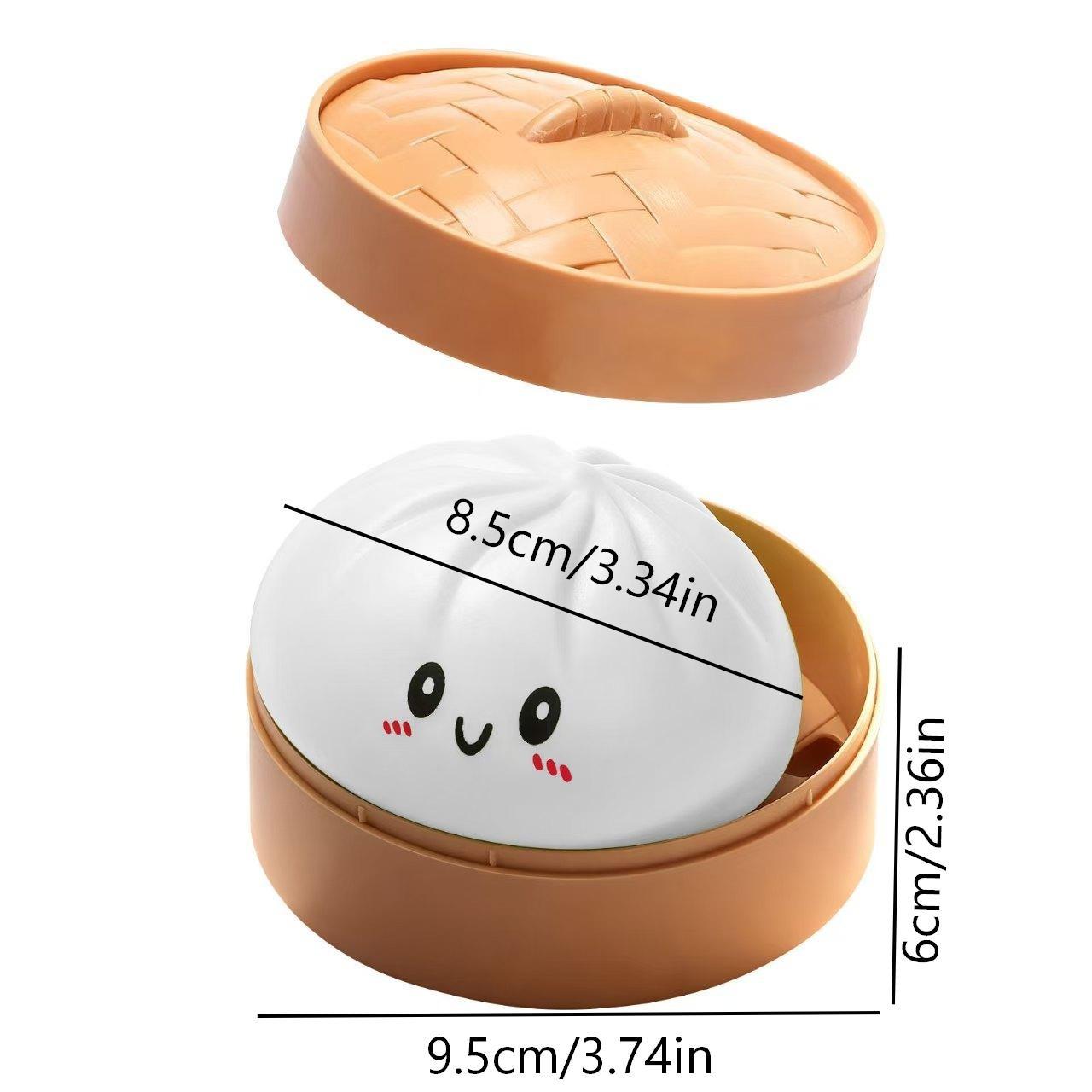 Elastic Baozi Pressure Ball Stress Relief Sensory Toy, Ideal for Kids and Adults, Perfect Birthday Party Gift, Compression Dough Ball