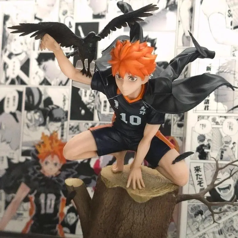 22cm Haikyuu!! Anime Comics Action Figures - Hinata Shoyo, Kageyama Tobio Model Kit, House Decoration Desktop Ornament, Collectible Toys for 12 Years Above, Children Development Gifts, Fantasy & Sci-Fi