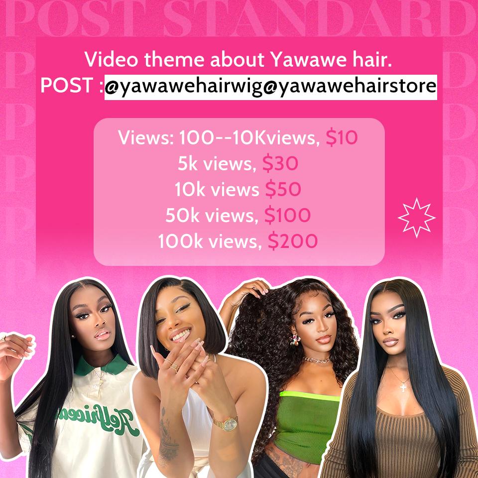 1 Piece Women Fashion Real show for Yawawe Hair Human hair wigs