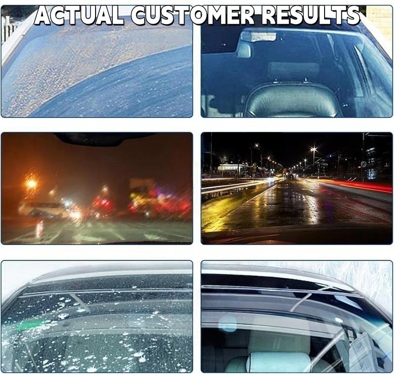 Windshield Oil Film Eraser Wand - All-in-One Pro Kit with Glass Cleaning Emulsion Formula and Sponge - The Ultimate Streak-Free Solution to Prep for Rain Repellents