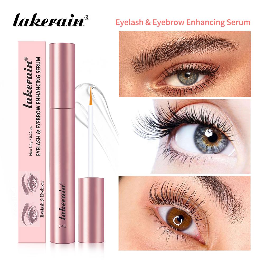 Eyelash & Eyebrow Enhancing Serum for Thicker, 2-in-1 Water Gel Formula, Longer Eyelashes and Eyebrows - Grow Luscious Lashes with Eyelash Enhancer, Ideal for Daily Lash & Brow Care Routine