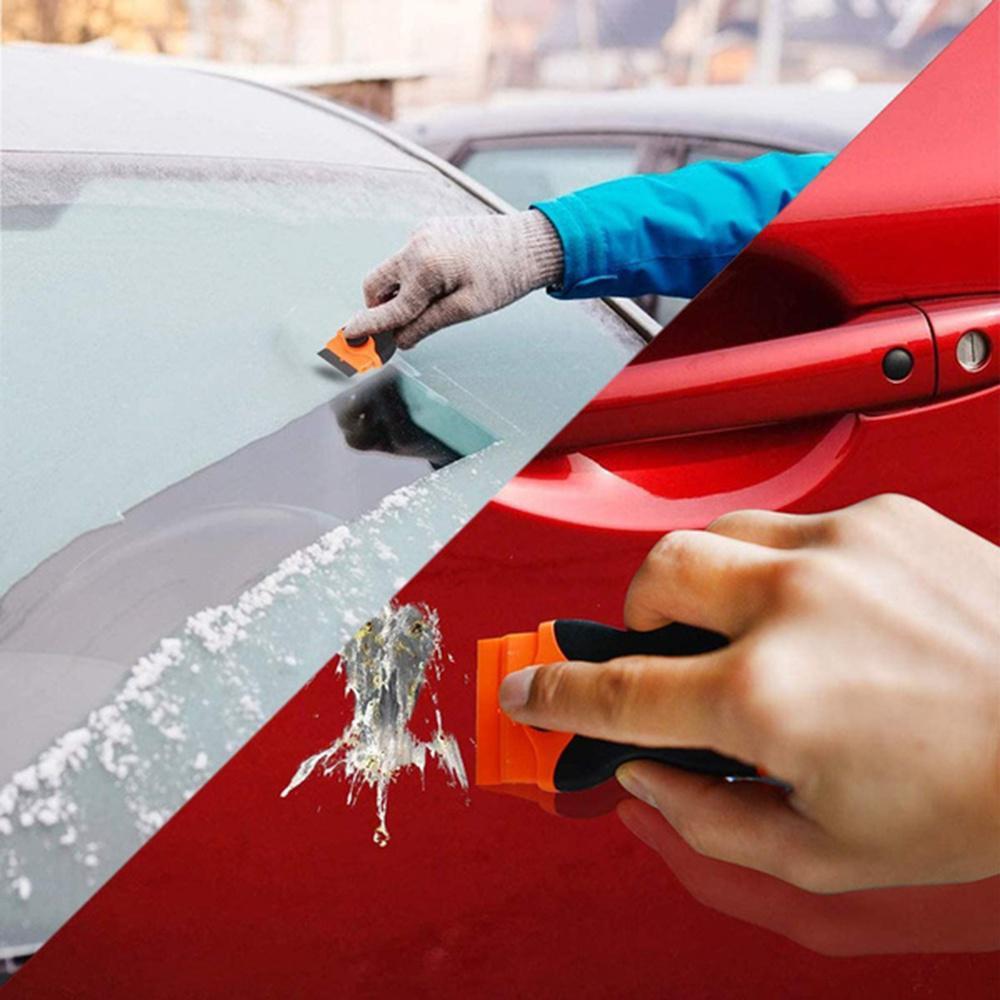 Professional-Grade 21-Piece Dual-Blade Car Window Tint Tool Set - Tint Removal, Vinyl Sticker Scrapers, Multi-Purpose Auto Detailing Tools - Non-Slip & Durable for Automotive/Home Use - Car Window Tint Removal Kit
