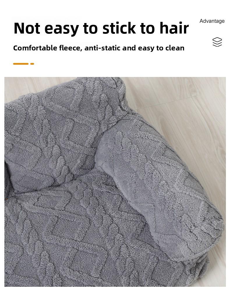 Pet Sofa Bed, Detachable Washable Polyester Fiber Dog Cat House, Multi-Functional Pet Nest for Cats Dogs Shaped Beds, Fluffy Cloud Bed, Puppy Bed