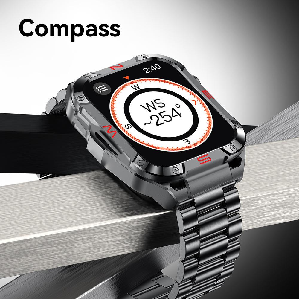 Smart watch voice control music playback heart rate motion detection waterproof band hd fitness answer call s320b