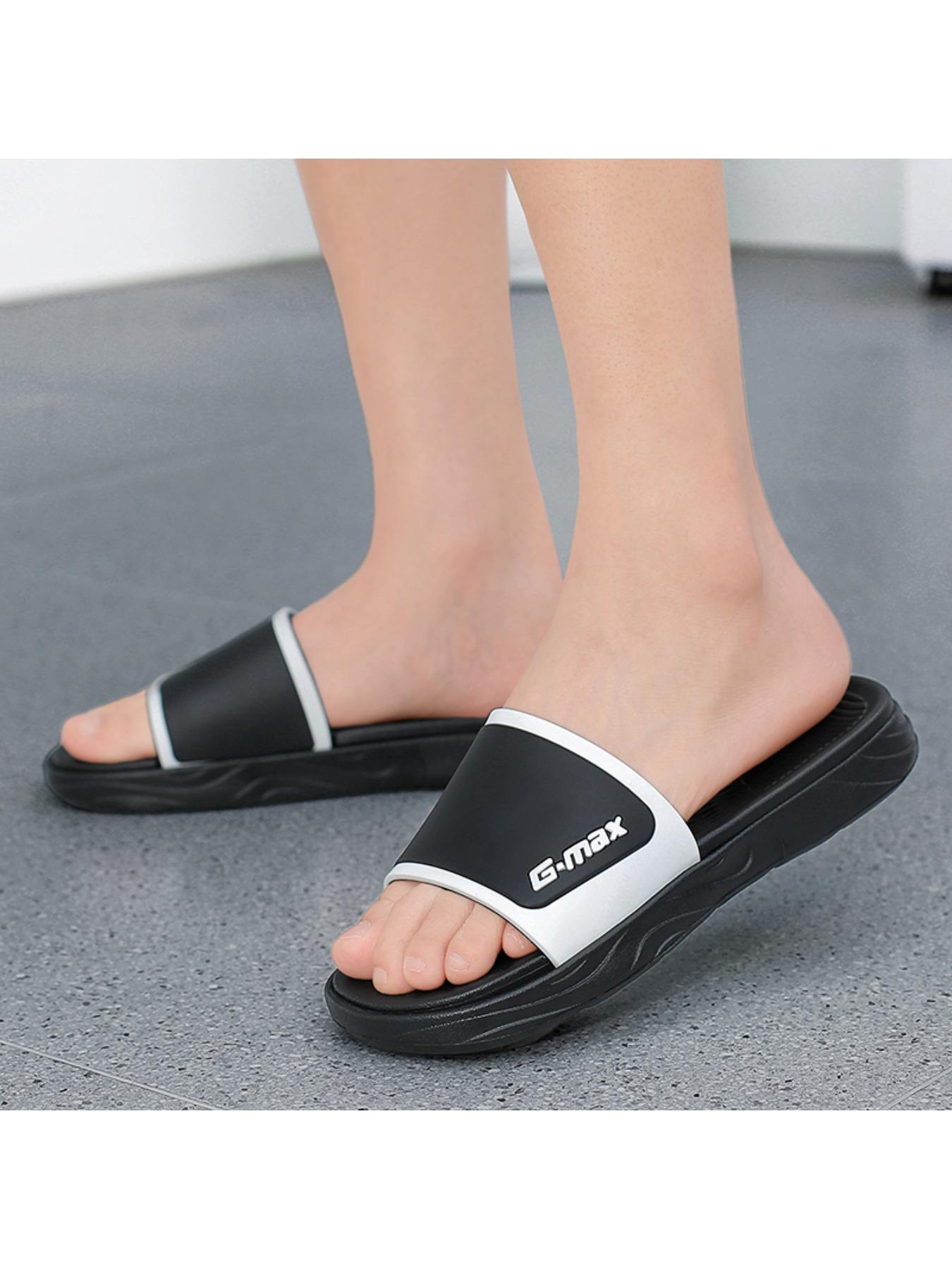 Men 's slippers, indoor and outdoor leisure slippers, outdoor leisure fashion beach slippers, color simple slippers