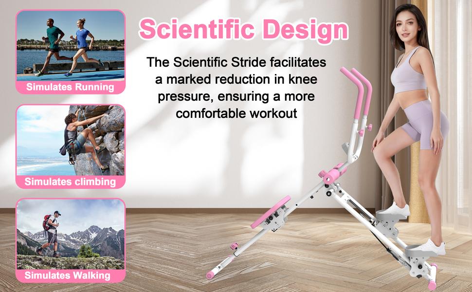 【SAVEYOUR】Stair Stepper and Ab Machine 2-in-1 Folding Vertical Climber Exercise Machine & Ab Workout Equipment Quickly Switch, Home Gym Equipment for Full Body Cardio Workout, 300LBS Capacity