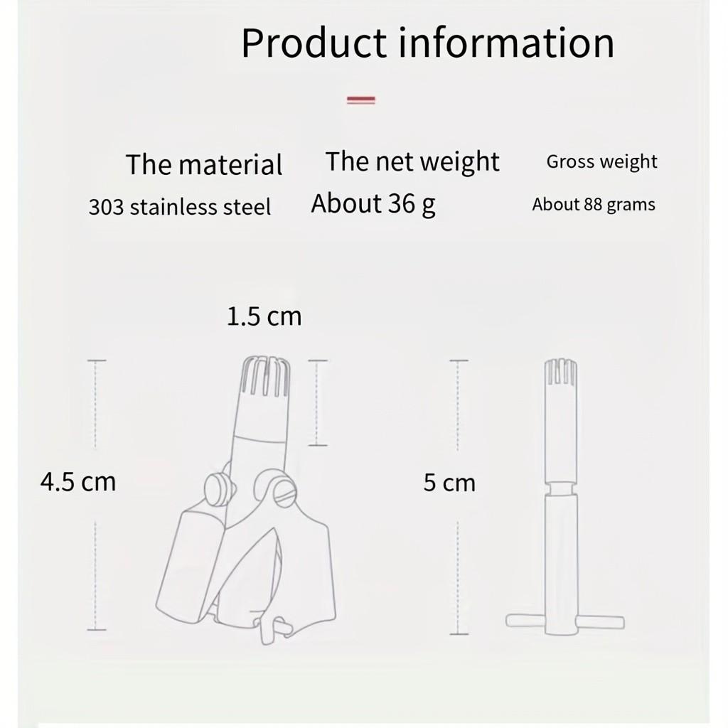 Portable Stainless Steel Nose Hair Trimmer (Trimmer + Cleaning Brush) – Manual, water-friendly, Effortless manual razor that easily removes nose hair. Great for gifting or use while traveling.