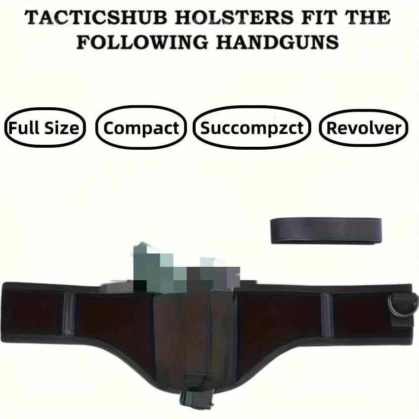 Tactical Shoulder Holster with Quick Release Belt & Underarm Waist Pack 9mm Holster for Concealed Carry Sig P365 LC9 LCP Men Women Universal Safety Buckle