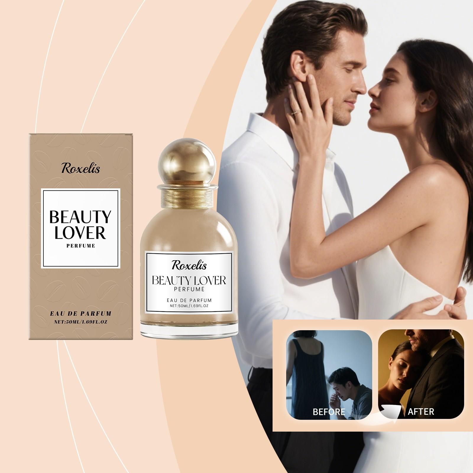 ROXELIS Warm Coffee Perfume | Coffee Extract Chamomile Coconut Fragrance, Gentle for Sensitive Skin, Long Lasting Warm Aroma for Dating & Daily