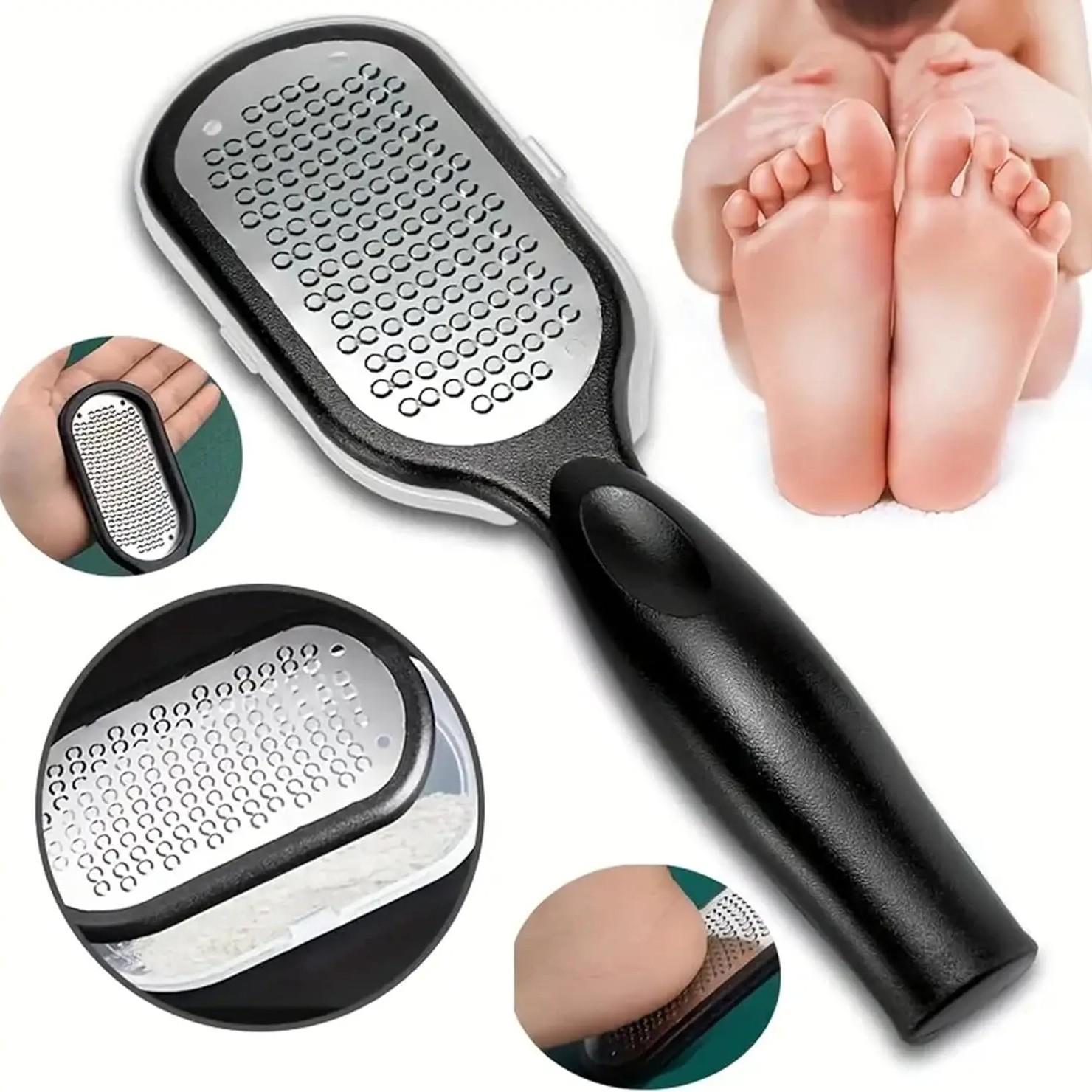 Professional Stainless Steel Foot Care Tools, Dry Cracked Callus Remover, Metal Heel Scraper, 1/2/3 Pieces, Skin Care Essentials