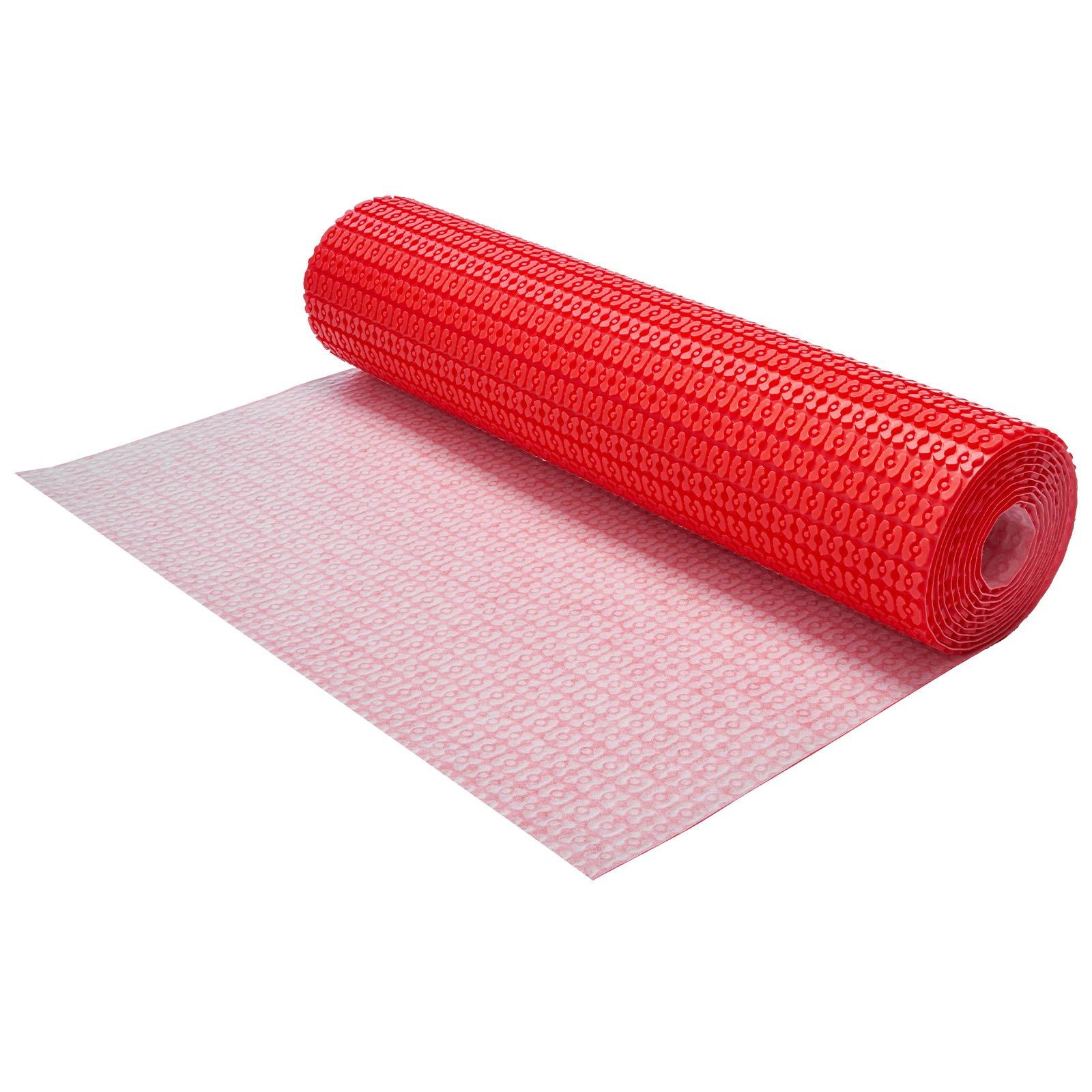 VEVOR 60 sqft Floor Heating Mat System, 120V Electric Radiant Heated Floor System, with Decoupling Membrane Smart Control Thermostat Alarm, Easy Installation for Tile, Stone, Vinyl