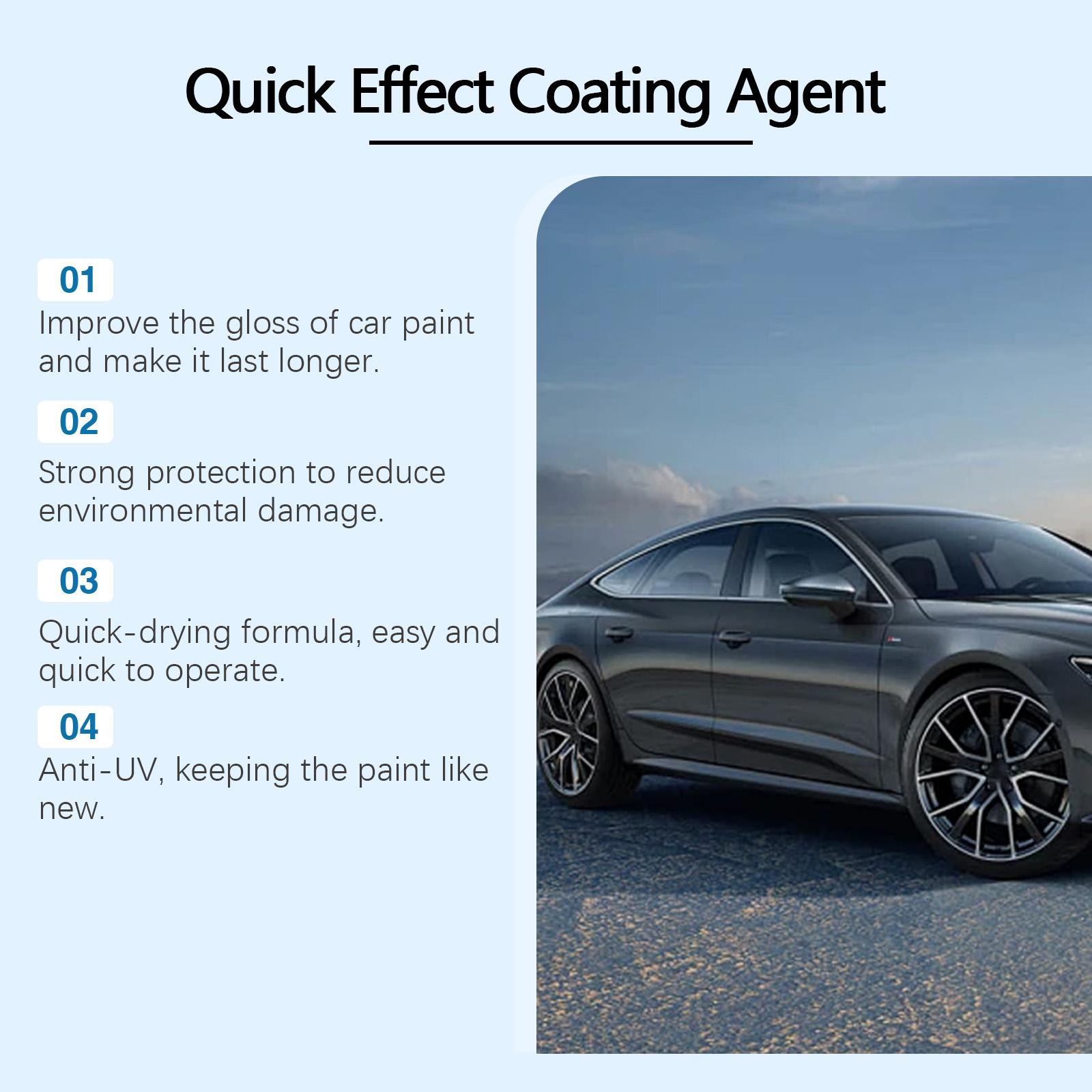 Car Coating Spray - Ready-to-Use Paint Care Protector with Sealants & Isopropyl Alcohol for Automotive Detailing, Car Reconditioning & Waxing Sealing Glaze