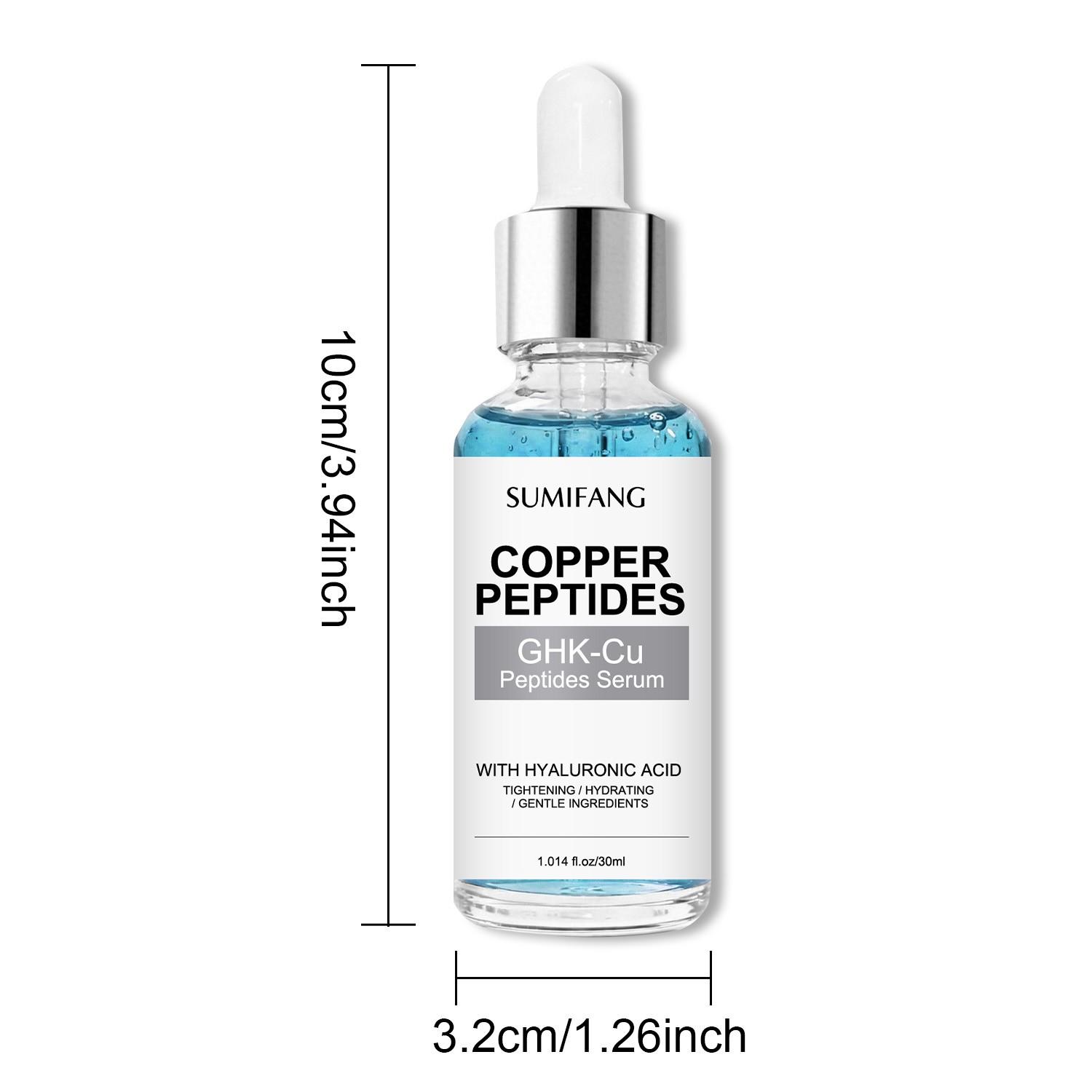 Ghk-Cu Serum for All Skin Types, Overnight Recovery, Firming & Hydrating, Sun Damage Repair, Soothes Sensitivity, Reduces Fine Lines, Mother's Day Gift