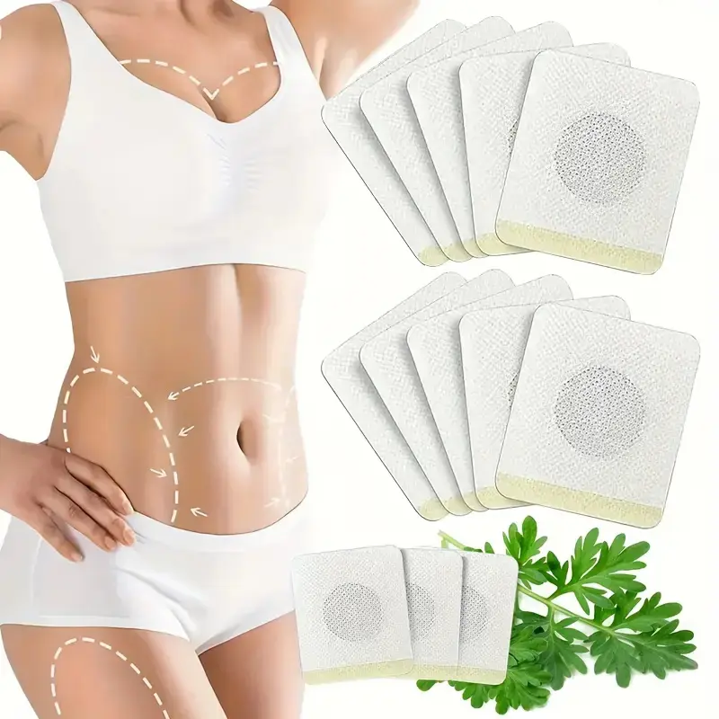 30PCS Umbilical Sticker , Abdominal Tightening Patch,Breathable Non-Woven Fabric, Comfortable Skin Fit,Unisex Use