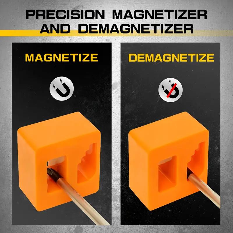 11pcs Magnetic Screwdriver Set, Chrome Vanadium Steel, Lemon Yellow, Polished Finish, Flat & Phillips Heads,Nail Puller Includes Pick & Hook Tools, for Mechanics, Construction, Carpentry Hardware#TikTokShopBacktoSchool