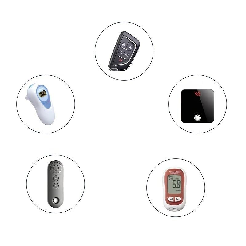 5pcs Cr2032/cr2450/cr2430/cr2477 3v Lithium Button Coin Cell Batteries, Compatible for Electronic Remotes, Toys, Digital Weighing