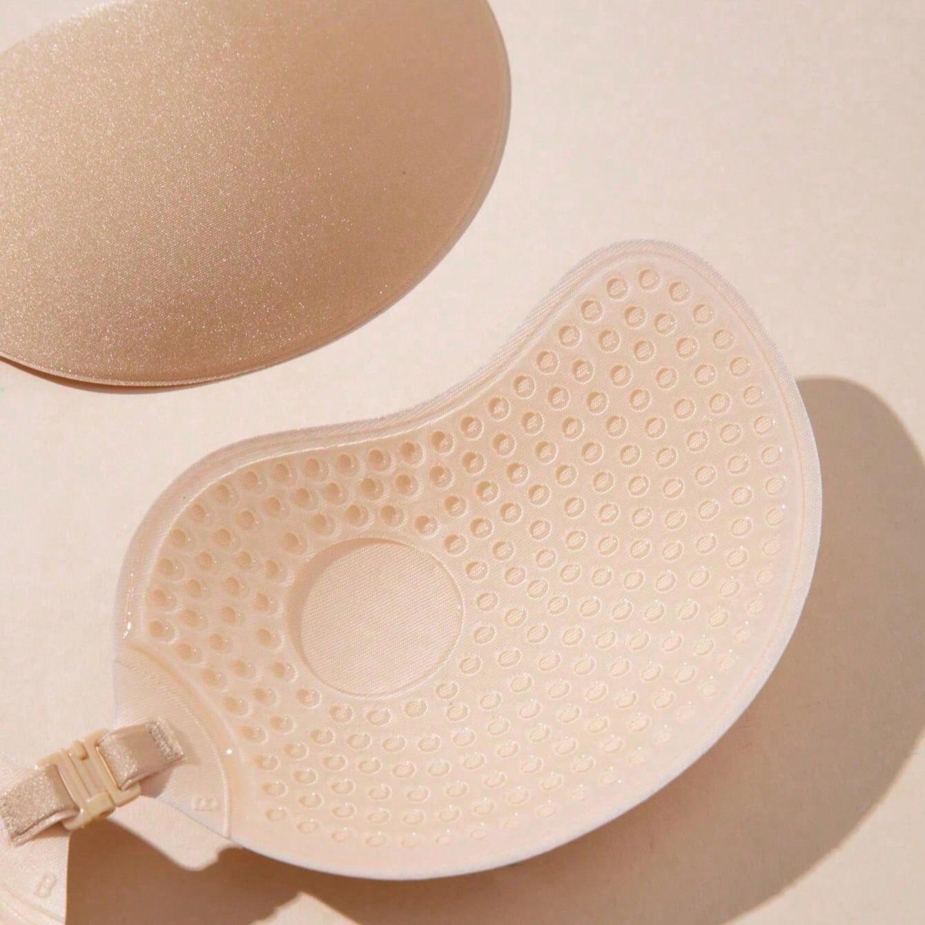 Sticky Bra Backless Adhesive Strapless Invisible Push Up Bra, Seamless Self Adhesive Silicone Lingerie for Women, Reusable Nipple Cover Accessories