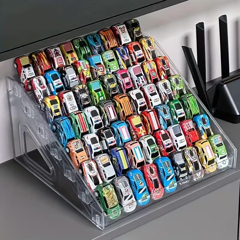 Multifunctional Acrylic Display Storage Rack, Stackable and Multi-Layer Design, Perfect for Collectibles, Toys, Badges, Figurines, Cards, Cosmetics, Jewelry, Great Halloween and Christmas Gift