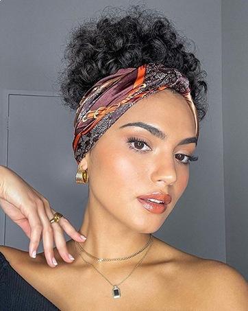 Bohemian Sports Yoga Headbands 6-Pack, Stretchy Non-slip Sweat Absorbing Turban Head Wraps for Women, Soft Comfort Hair Bands for Workout, Running, Daily Use, Great Gift for Her