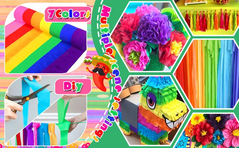 135pcs Fiesta Party Decorations，Mexican Party Decorations, Plastic Papel Picado Banner Cinco de Mayo Decor Day of the Dead Decorations，Fiesta Mexican Party Table Decoration Centerpiece，Taco Llama Cactus Balloons，Paper Streamer for Dia De Los Muertos