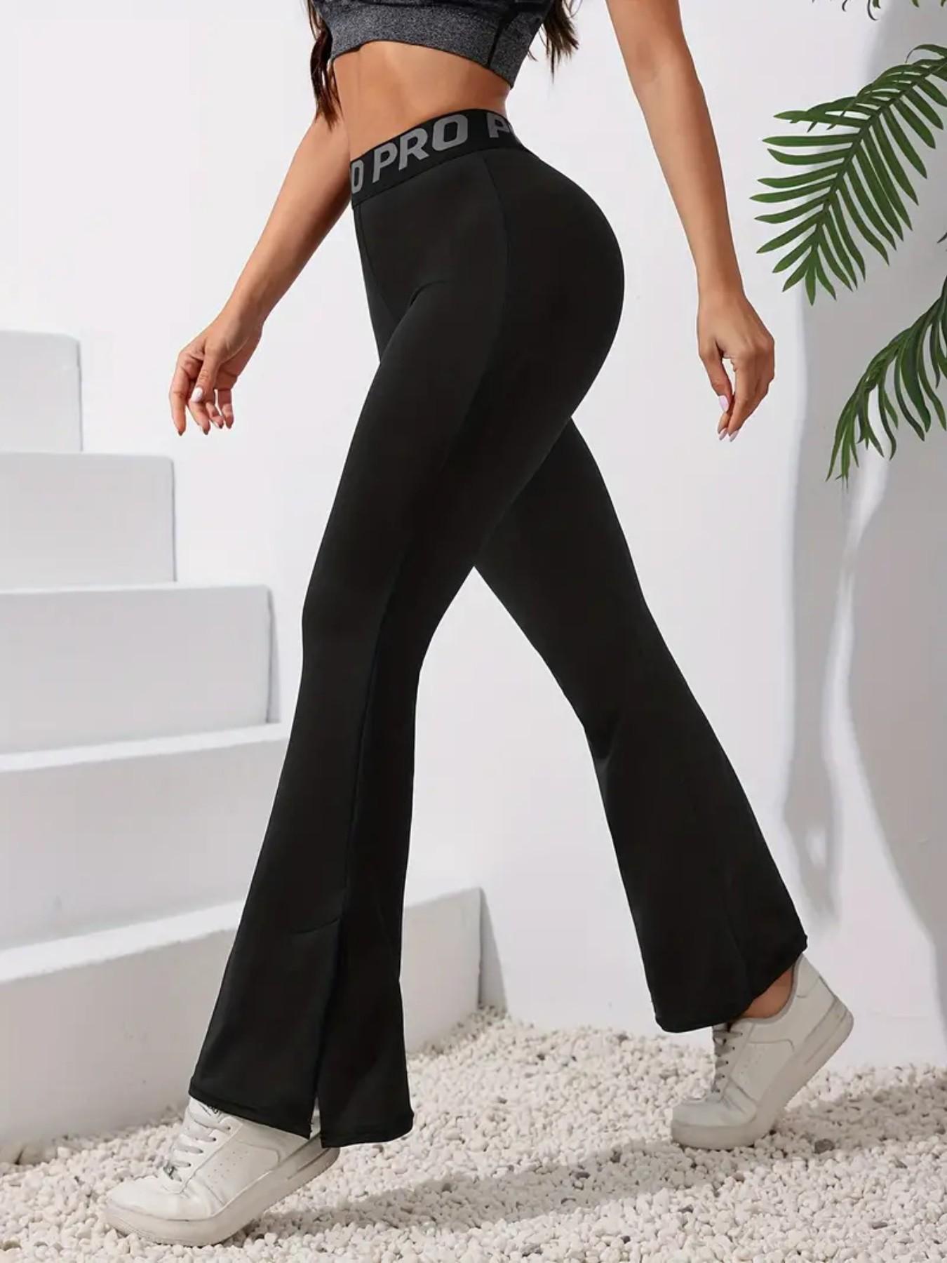 Women's High-Waisted Sporty Leggings, Tight-Fit Woven Fabric, All-Season Comfortable Workout Pants, Breathable Quick-Dry Gym Wear, Gym Sportswear Bottoms