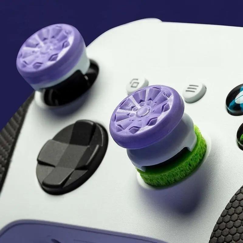 For PS4 & PS5 Controllers 3 Rings for Enhanced Accuracy Precision Non-Slip High-Performance Protective Covers Gaming Thumb Pads Accessory Kit