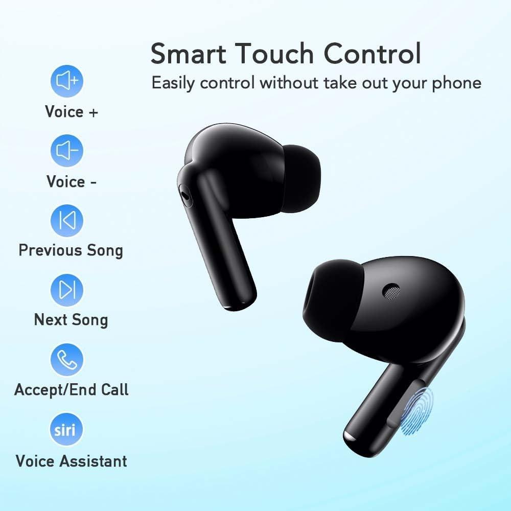 Bluetooth-compatible Compatible Headphones with Microphone, Long Battery Life, Comfortable Fit, Ideal for Daily Use