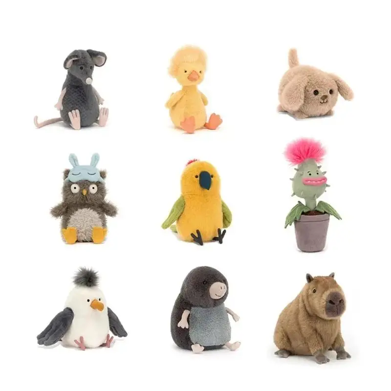 Ultra-Soft Fluffy Animal Series Plush - Cute Fuzzy Stuffed Animals Adults Room Desktop Decoration Trendy Toy Boy And Girl Gift