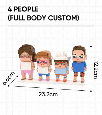 Product Introduction of Mother's day gift Customizable Mini Brick Figure with Key Chain Set – Personalized Gift for Any Occasion Based on Your Photo 34
