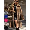 VVZ Women's Long Length Warm Faux fur Coat for Fall and Winter Soft Cozy Full Coverage Design Womenswear Outerwear TikTokShopHolidayHaul Jackets