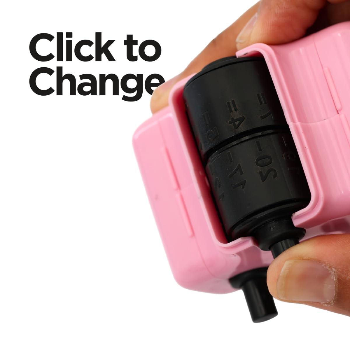 Math Teacher 4-In-1 Math Roller Stamp, Addition Subtraction Multiplication Fill-In Practice Tool, Suitable for Kids Classroom Home Use