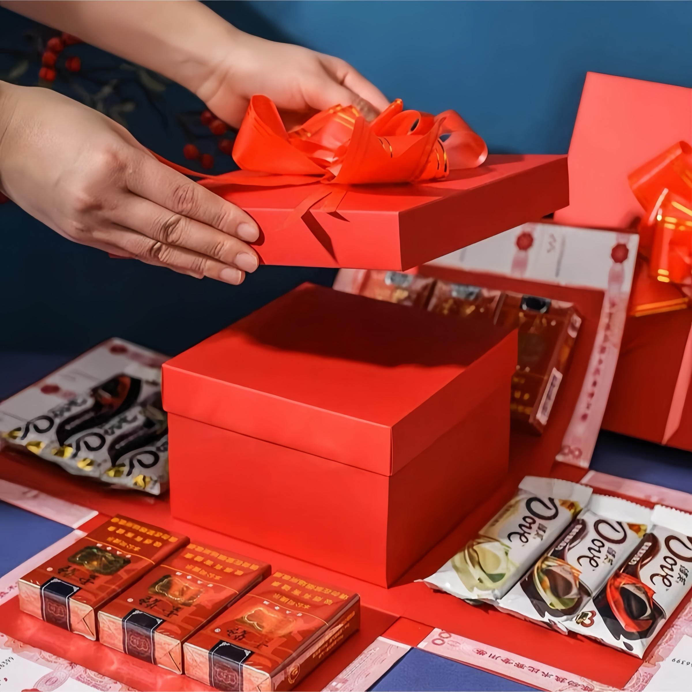 5-Layer DIY Creative Explosion Gift Box Set, Themed Gift Box, Self-Made Mystery Gifts, Surprise Photo Album, Birthday, Valentine's Day, Christmas Party Decorations, Anniversary Box