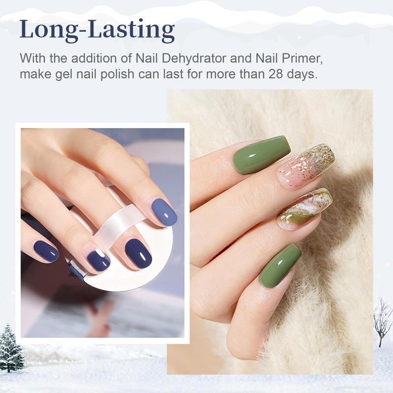 JODSONE New Upgrade  Bottles of 15ml  Base Top Coat Long Lasting and Easy to Apply Large Bottle, combination for uv light cure nail polish.