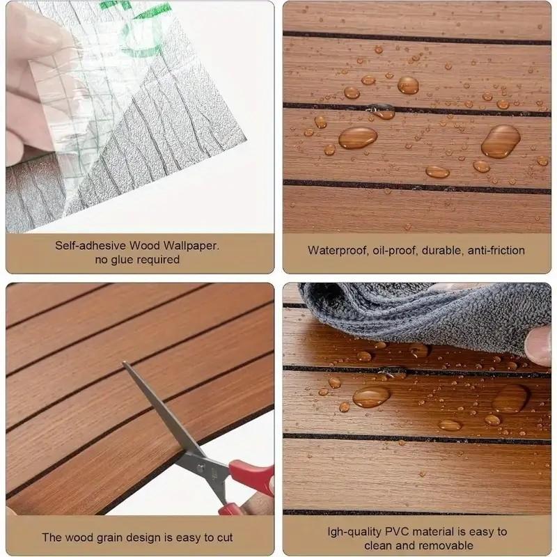 3D Self-Adhesive Wallpaper Roll, Vinyl Material, Ideal for Ceiling and Partition Decor, Easy Installation, Heat Insulation Feature