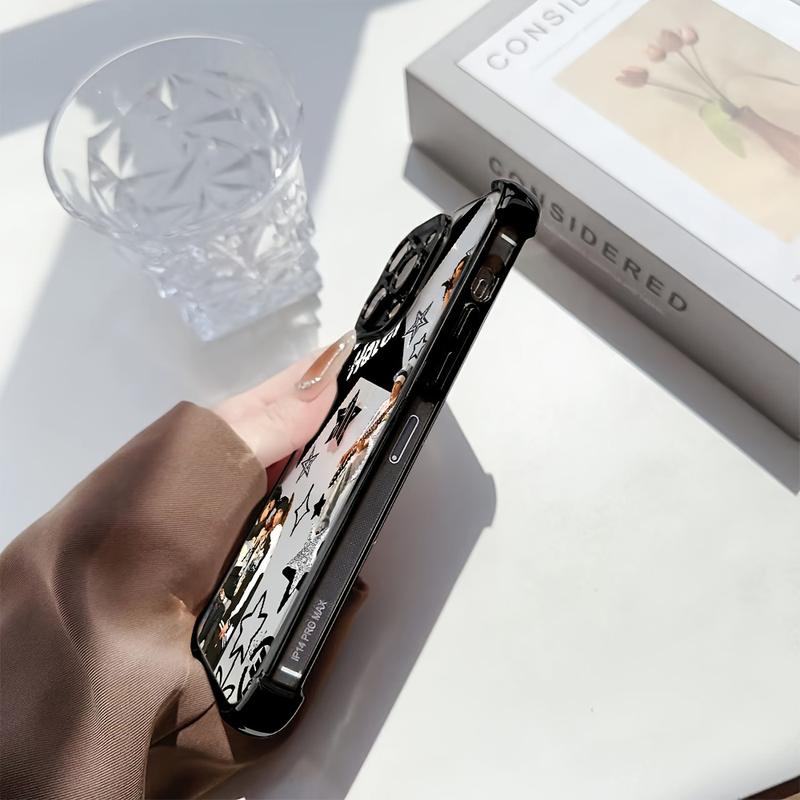 Popular Tom Bill Kaulitz Tokio Hotel Phone Case, Transparent Soft Back Cover for iPhone 17 16e 16 15 14 13 Mini Pro Max, Anti Fall Design