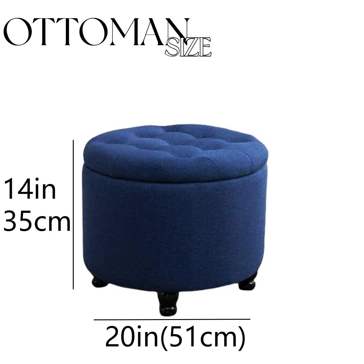 Baliaa 20'' Wide Velvet Tufted Round Storage Ottoman in Pink with Lift-Off Lid for Living Room Modern Design Comfy Home Interior Baliaa 20'' Wide Velvet Tufted Round Storage Ottoman in Pink with Lift-Off Lid for Living Room Modern Design Comfy Home Interior