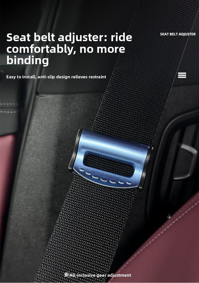 Car Seat Belt Adjuster for Pregnant Women, Practical Safety Belt Holder, Adjustable Tightening Device to Prevent Choking