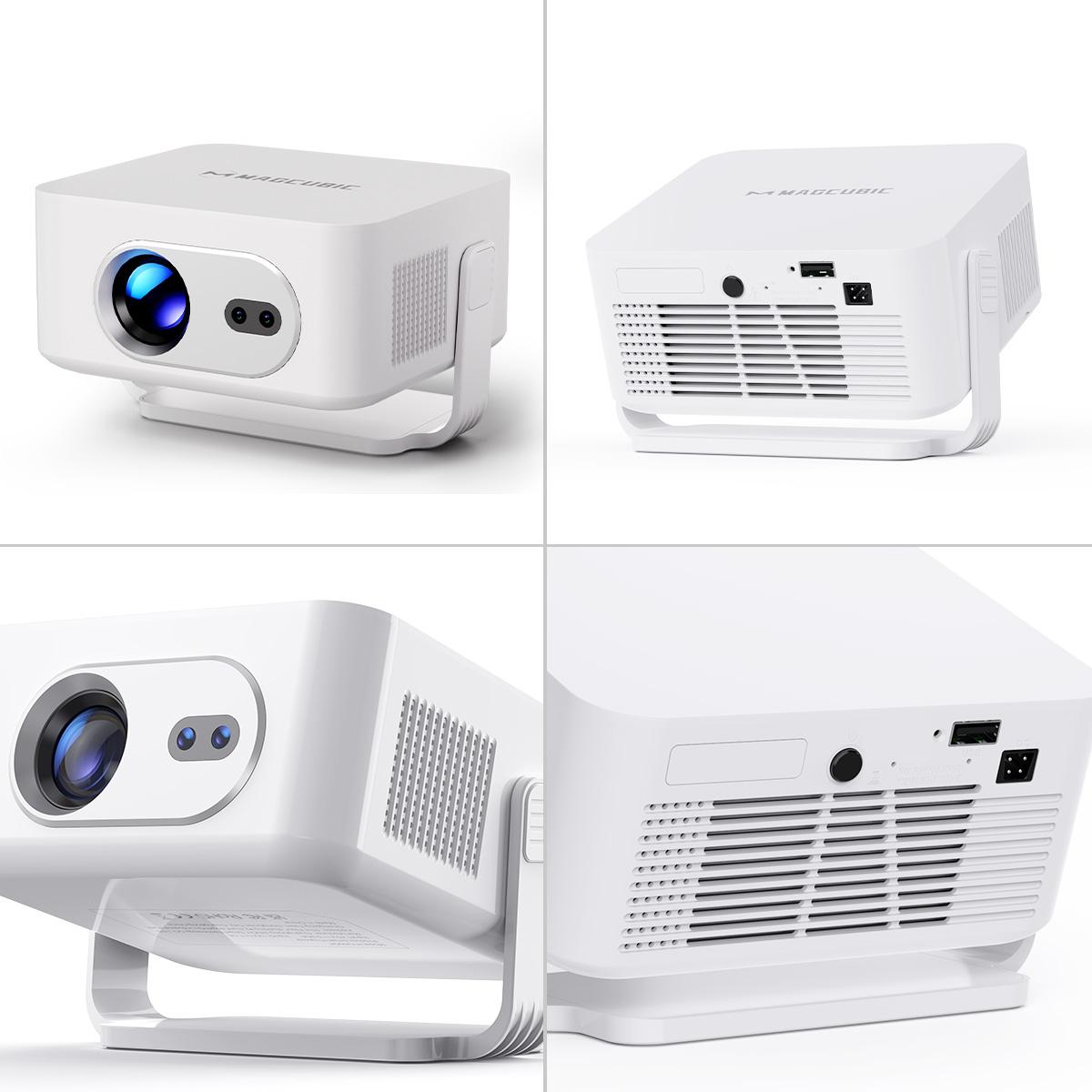 Magcubic HY300MAX Auto Focus wireless projector 400ANSI Android 14 Allwinner H726 with 0.8:1 Throw Ratio Dual WiFi6 BT5.4 HDR/HDR10+/HLG Auto Keystone Correction Portable Mini Home Cinema Movie Outdoor
