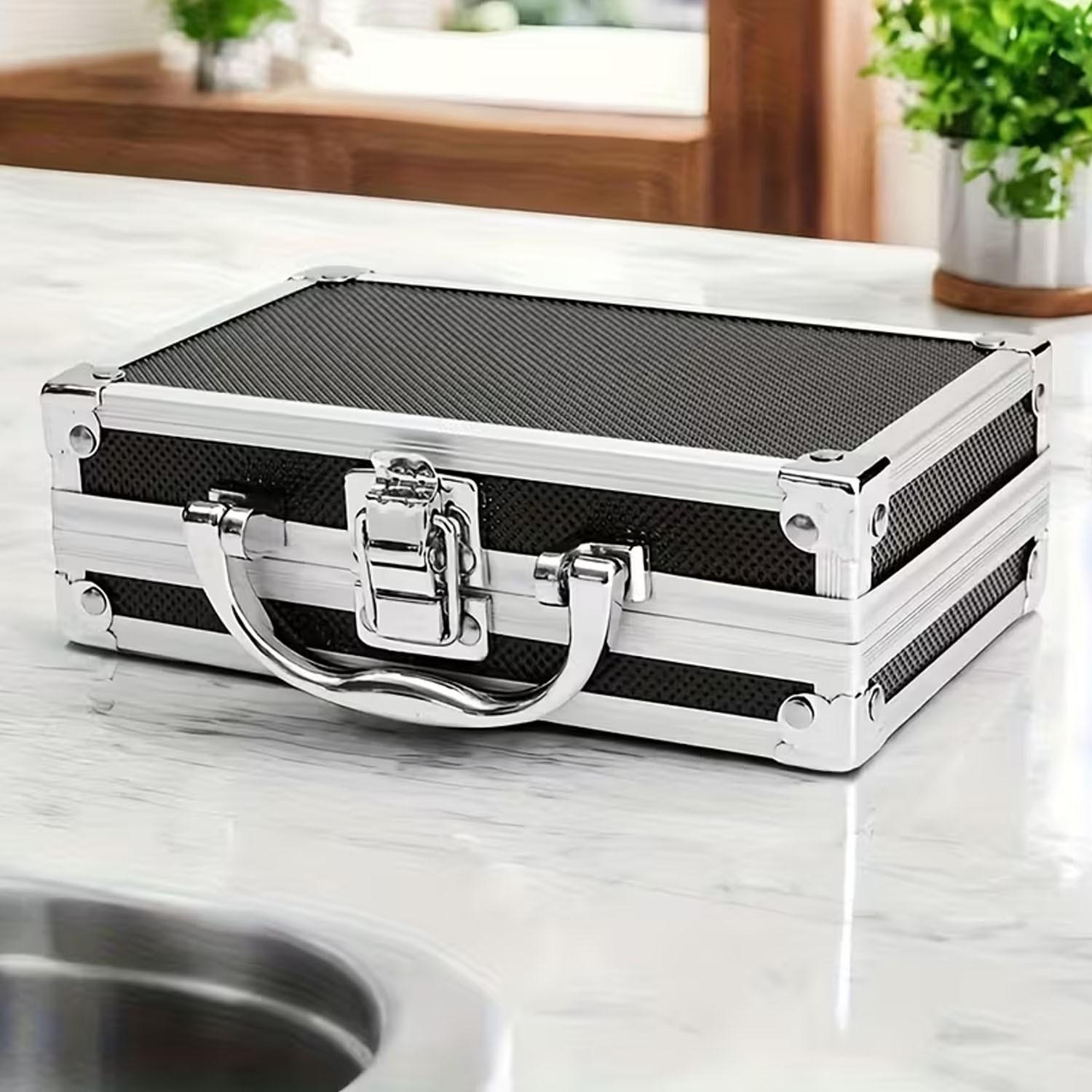 Portable Handheld Box, Multifunctional Cash Storage for Jewelry, Valuable Items, Money, Coins, Keys, Home Organizer, Office Desktop Holder, Jewelry Storage Unit