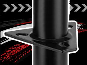 TYT A-Frame Trailer Jack, 5000lbs Capacity Side Wind Trailer Jack with Foot Plate, 15" Vertical Travel Heavy Duty Trailer Jack for Trailer, Utility Trailer, Yacht Trailer, Camper