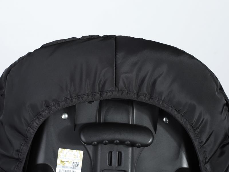 Orzbow Winter Baby Car Seat Cover with Front Zipper Door, Cold Weather Carseat Cover Canopy, Side Breathable, Rain, Snow, and Wind Proof