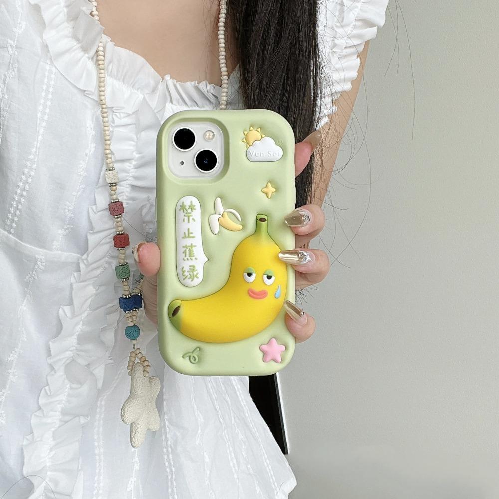 Quirky 3D Cartoon Banana Phone Case For iPhone 16 15 14 13 12 Pro Max, Shockproof Soft Silicone Protective Case - TikTok Shop Quirky 3D Cartoon Banana Phone Case For iPhone 16 15 14 13 12 Pro Max, Shockproof Soft Silicone Protective Case - TikTok Shop