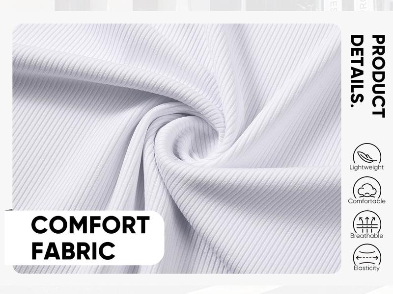 JMIERR Mens Long Sleeve Muscle T Shirts Casual Crewneck Longline Ribbed Tee Shirts for Gym Workout