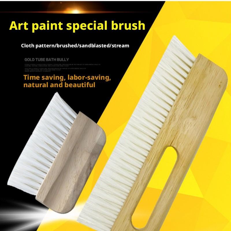Multi-Row Texture Paint Brushes Vertical Line Pattern Brush Kit Professional High-Quality Art Painting Tool Set