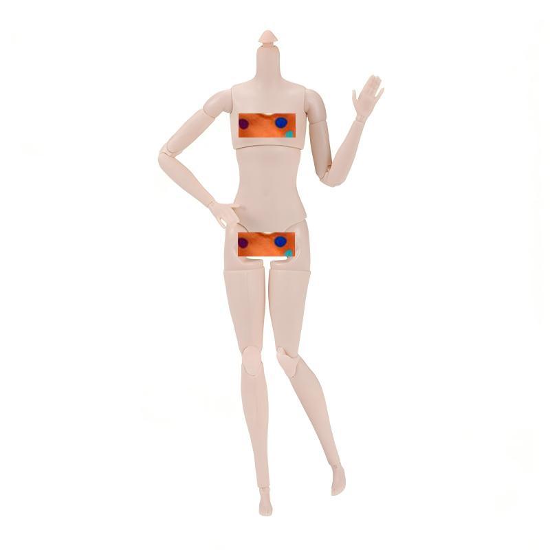 New 22-Joint Articulated Doll Body 11.5 Inches, DIY Toy Accessories, Unisex Puppet Parts, Creative Playset Component